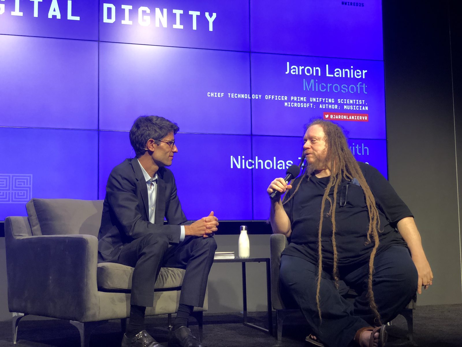 Jaron Lanier, autor de ¿Quién controla el futuro?, en San Francisco